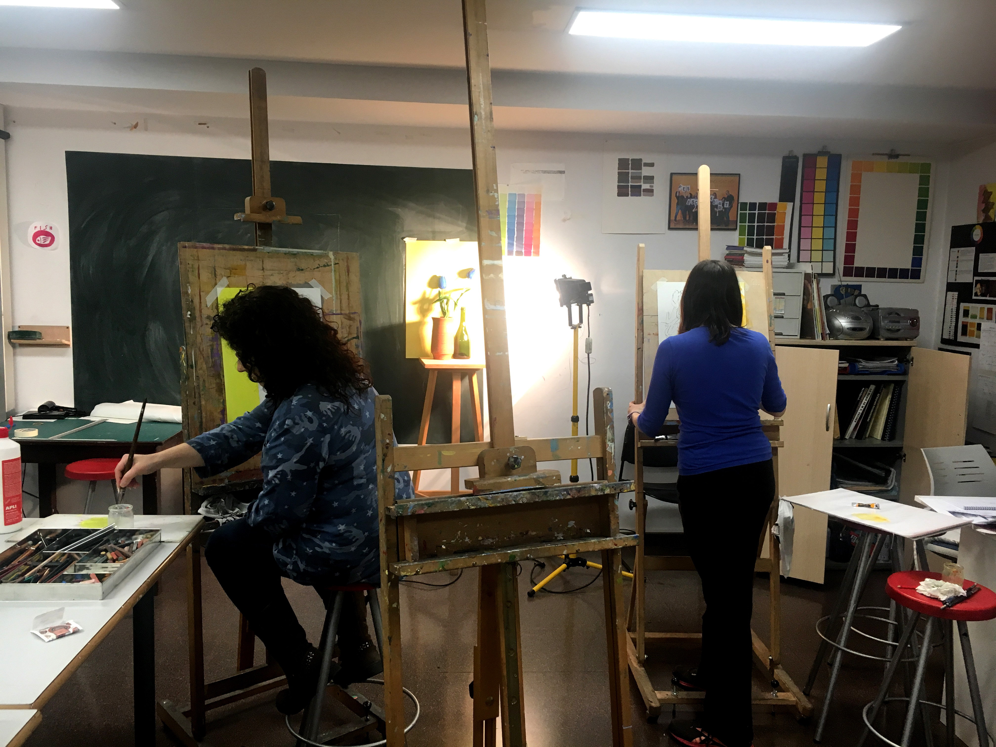 Tastets taller pintura Setmana de la Creativitat